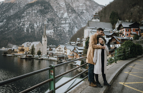 Engagement shoot in Hallstatt, Upper Austria